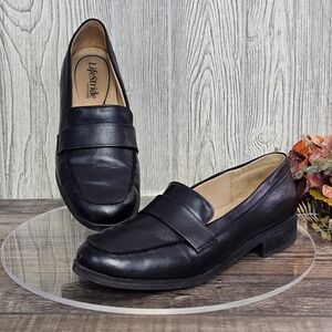 LifeStride Sonoma 2 Black Slip-On Loafers Soft System Comfort Shoes Women's 10M